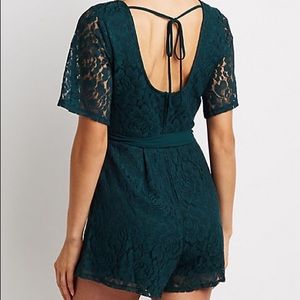 NWT Charlotte Russe Lace Romper